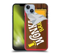 Head Case Designs Officially Licensed Willy Wonka and the Chocolate Factory Candy Bar Graphics Hard Back Case Compatible With Apple iPhone 14 Plus