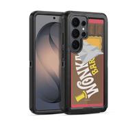 Head Case Designs Officially Licensed Willy Wonka and the Chocolate Factory Candy Bar Graphics Ultra-Armoured Shockproof Case [Military Grade Protection] Compatible With Samsung Galaxy S26 Ultra