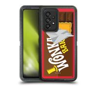Head Case Designs Officially Licensed Willy Wonka and the Chocolate Factory Candy Bar Graphics Ultra-Armoured Shockproof Case [Military Grade Protection] Compatible With Samsung Galaxy A53 5G (2022)