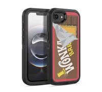 Head Case Designs Officially Licensed Willy Wonka and the Chocolate Factory Candy Bar Graphics Ultra-Armoured Shockproof Case [Military Grade Protection] Compatible With Apple iPhone 16e / iPhone 17e