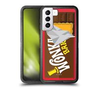 Head Case Designs Officially Licensed Willy Wonka and the Chocolate Factory Candy Bar Graphics Ultra-Armoured Shockproof Case [Military Grade Protection] Compatible With Samsung Galaxy S21+ 5G