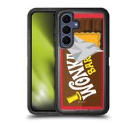 Head Case Designs Officially Licensed Willy Wonka and the Chocolate Factory Candy Bar Graphics Ultra-Armoured Shockproof Case [Military Grade Protection] Compatible With Samsung Galaxy S25 FE