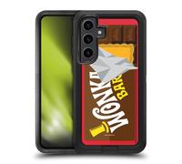 Head Case Designs Officially Licensed Willy Wonka and the Chocolate Factory Candy Bar Graphics Ultra-Armoured Shockproof Case [Military Grade Protection] Compatible With Samsung Galaxy S24+ 5G