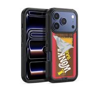 Head Case Designs Officially Licensed Willy Wonka and the Chocolate Factory Candy Bar Graphics Ultra-Armoured Shockproof Case [Military Grade Protection] Compatible With Apple iPhone 17 Pro Max