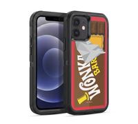 Head Case Designs Officially Licensed Willy Wonka and the Chocolate Factory Candy Bar Graphics Ultra-Armoured Shockproof Case [Military Grade] Compatible With Apple iPhone 12 / iPhone 12 Pro