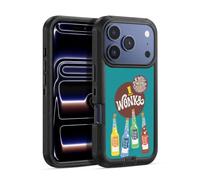 Head Case Designs Officially Licensed Willy Wonka and the Chocolate Factory Fizzy Lifting Drink Graphics Ultra-Armoured Shockproof Case [Military Grade] Compatible With Apple iPhone 17 Pro Max