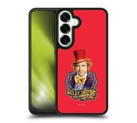 Head Case Designs Officially Licensed Willy Wonka and the Chocolate Factory Gene Wilder Graphics Gel Armour Case [Military Grade Protection] Compatible With Samsung Galaxy S25