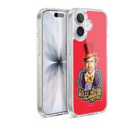 Head Case Designs Officially Licensed Willy Wonka and the Chocolate Factory Gene Wilder Graphics Gel Case [Military Grade Protection] Compatible with Apple iPhone 17 and Compatible with MagSafe