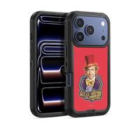 Head Case Designs Officially Licensed Willy Wonka and the Chocolate Factory Gene Wilder Graphics Ultra-Armoured Shockproof Case [Military Grade Protection] Compatible With Apple iPhone 17 Pro Max