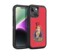 Head Case Designs Officially Licensed Willy Wonka and the Chocolate Factory Gene Wilder Graphics Ultra-Armoured Shockproof Case [Military Grade Protection] Compatible With Apple iPhone 14