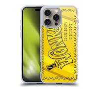 Head Case Designs Officially Licensed Willy Wonka and the Chocolate Factory Golden Ticket Graphics Gel Case [Military Grade] Compatible with Apple iPhone 16 Pro Max and Compatible with MagSafe