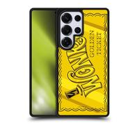 Head Case Designs Officially Licensed Willy Wonka and the Chocolate Factory Golden Ticket Graphics Gel Armour Case [Military Grade Protection] Compatible With Samsung Galaxy S25 Ultra