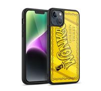 Head Case Designs Officially Licensed Willy Wonka and the Chocolate Factory Golden Ticket Graphics Gel Armour Case [Military Grade Protection] Compatible With Apple iPhone 14 Plus