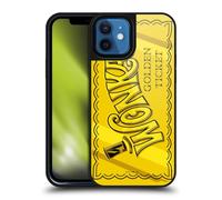 Head Case Designs Officially Licensed Willy Wonka and the Chocolate Factory Golden Ticket Graphics Gel Armour Case [Military Grade Protection] Compatible With Apple iPhone 12 / iPhone 12 Pro