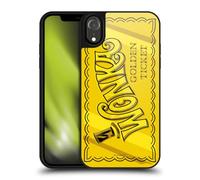 Head Case Designs Officially Licensed Willy Wonka and the Chocolate Factory Golden Ticket Graphics Gel Armour Case [Military Grade Protection] Compatible With Apple iPhone XR