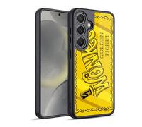 Head Case Designs Officially Licensed Willy Wonka and the Chocolate Factory Golden Ticket Graphics Gel Armour Case [Military Grade Protection] Compatible With Samsung Galaxy S24 5G