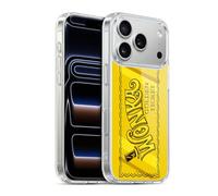 Head Case Designs Officially Licensed Willy Wonka and the Chocolate Factory Golden Ticket Graphics Gel Case [Military Grade Protection] Compatible with Apple iPhone 17 Pro and Compatible with MagSafe