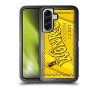 Head Case Designs Officially Licensed Willy Wonka and the Chocolate Factory Golden Ticket Graphics Ultra-Armoured Shockproof Case [Military Grade Protection] Compatible With Samsung Galaxy A56 5G