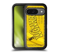 Head Case Designs Officially Licensed Willy Wonka and the Chocolate Factory Golden Ticket Graphics Ultra-Armoured Shockproof Case [Military Grade] Compatible With Google Pixel 9 / Pixel 9 Pro