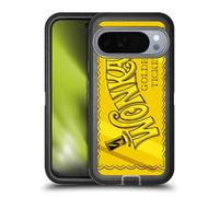 Head Case Designs Officially Licensed Willy Wonka and the Chocolate Factory Golden Ticket Graphics Ultra-Armoured Shockproof Case [Military Grade Protection] Compatible With Google Pixel 10 Pro XL