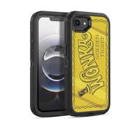 Head Case Designs Officially Licensed Willy Wonka and the Chocolate Factory Golden Ticket Graphics Ultra-Armoured Shockproof Case [Military Grade] Compatible With Apple iPhone 16e / iPhone 17e