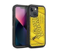 Head Case Designs Officially Licensed Willy Wonka and the Chocolate Factory Golden Ticket Graphics Ultra-Armoured Shockproof Case [Military Grade Protection] Compatible With Apple iPhone 13