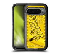 Head Case Designs Officially Licensed Willy Wonka and the Chocolate Factory Golden Ticket Graphics Ultra-Armoured Shockproof Case [Military Grade Protection] Compatible With Google Pixel 9 Pro XL