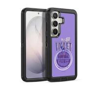 Head Case Designs Officially Licensed Willy Wonka and the Chocolate Factory Violet Beauregarde Graphics Ultra-Armoured Shockproof Case [Military Grade Protection] Compatible With Samsung Galaxy S26