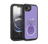 Head Case Designs Officially Licensed Willy Wonka and the Chocolate Factory Violet Beauregarde Graphics Ultra-Armoured Shockproof Case [Military Grade] Compatible With Apple iPhone 16e / iPhone 17e