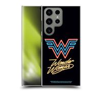 Head Case Designs Officially Licensed Wonder Woman 1984 Neon Logo Art Hard Back Case Compatible With Samsung Galaxy S24 Ultra 5G