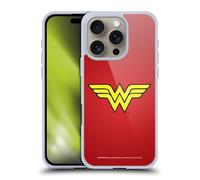 Head Case Designs Officially Licensed Wonder Woman DC Comics Classic Logos Gel Case [Military Grade Protection] Compatible with Apple iPhone 16 Pro and Compatible with MagSafe