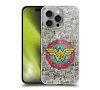 Head Case Designs Officially Licensed Wonder Woman DC Comics Comics Logo Vintage Art Hard Back Case Compatible With Apple iPhone 16 Pro