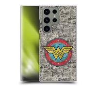 Head Case Designs Officially Licensed Wonder Woman DC Comics Comics Logo Vintage Art Hard Back Case Compatible With Samsung Galaxy S24 Ultra 5G