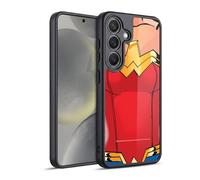 Head Case Designs Officially Licensed Wonder Woman DC Comics Costume Logos Gel Armour Case [Military Grade Protection] Compatible With Samsung Galaxy S24 5G