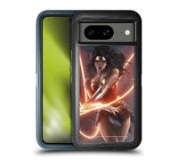 Head Case Designs Officially Licensed Wonder Woman DC Comics Dark Nights Death Metal #1 Comic Book Cover Ultra-Armoured Shockproof Case [Military Grade Protection] Compatible With Google Pixel 8