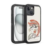 Head Case Designs Officially Licensed Wonder Woman DC Comics Distressed Look Vintage Art Ultra-Armoured Shockproof Case [Military Grade Protection] Compatible With Apple iPhone 15