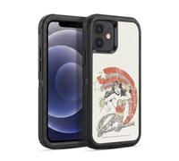 Head Case Designs Officially Licensed Wonder Woman DC Comics Distressed Look Vintage Art Ultra-Armoured Shockproof Case [Military Grade Protection] Compatible With Apple iPhone 12 / iPhone 12 Pro