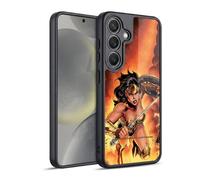 Head Case Designs Officially Licensed Wonder Woman DC Comics Justice League #4 2018 Comic Book Cover Gel Armour Case [Military Grade Protection] Compatible With Samsung Galaxy S24 5G