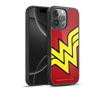 Head Case Designs Officially Licensed Wonder Woman DC Comics Oversized Logos Gel Armour Case [Military Grade Protection] Compatible With Apple iPhone 16 Pro Max