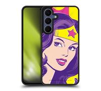Head Case Designs Officially Licensed Wonder Woman DC Comics Pop Art Vintage Art Gel Armour Case [Military Grade Protection] Compatible With Samsung Galaxy S25 FE