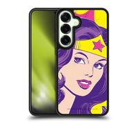 Head Case Designs Officially Licensed Wonder Woman DC Comics Pop Art Vintage Art Gel Armour Case [Military Grade Protection] Compatible With Samsung Galaxy S25