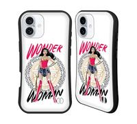 Head Case Designs Officially Licensed Wonder Woman DC Comics Shield 3 Graphic Arts Hybrid Case Compatible With Apple iPhone 16 Plus
