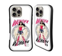 Head Case Designs Officially Licensed Wonder Woman DC Comics Shield 3 Graphic Arts Hybrid Case Compatible With Apple iPhone 16 Pro Max