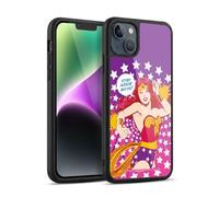 Head Case Designs Officially Licensed Wonder Woman DC Comics Step Aside Vintage Art Gel Armour Case [Military Grade Protection] Compatible With Apple iPhone 14 Plus