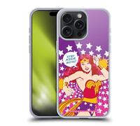 Head Case Designs Officially Licensed Wonder Woman DC Comics Step Aside Vintage Art Gel Case [Military Grade Protection] Compatible with Apple iPhone 15 Pro Max and Compatible with MagSafe