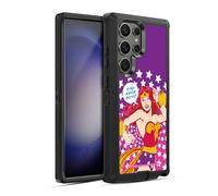 Head Case Designs Officially Licensed Wonder Woman DC Comics Step Aside Vintage Art Ultra-Armoured Shockproof Case [Military Grade Protection] Compatible With Samsung Galaxy S23 Ultra 5G