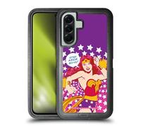 Head Case Designs Officially Licensed Wonder Woman DC Comics Step Aside Vintage Art Ultra-Armoured Shockproof Case [Military Grade Protection] Compatible With Samsung Galaxy A56 5G