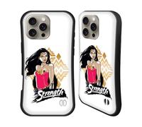 Head Case Designs Officially Licensed Wonder Woman DC Comics Strength Graphic Arts Hybrid Case Compatible With Apple iPhone 16 Pro Max