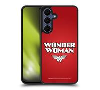 Head Case Designs Officially Licensed Wonder Woman DC Comics Text Logos Gel Armour Case [Military Grade Protection] Compatible With Samsung Galaxy S25 FE