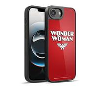 Head Case Designs Officially Licensed Wonder Woman DC Comics Text Logos Gel Armour Case [Military Grade Protection] Compatible With Apple iPhone 16e / iPhone 17e